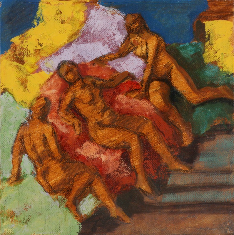 Ariadne; oil on board, 23 x 28 cm, 2011